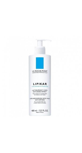 La Roche Posay Lipikar Lait Γαλάκτωμα Σώματος εμπλουτισμένο με λιπίδια κατά της ξηρότητας, 400ml