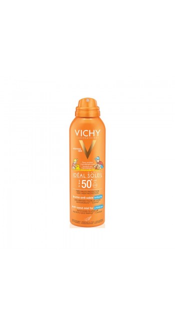 Vichy ideal Soleil SPF50+ Παιδικό Αντιηλιακό Spray κατά της άμμου, 200ml 