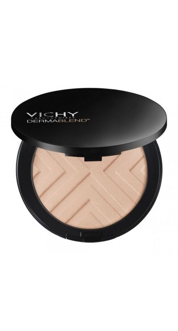 Vichy Dermablend Covermatte Make-Up No.25 Nude Υψηλής Κάλυψης Make Up σε Μορφή Πούδρας, για Λιπαρή Επιδερμίδα με Τάση Ακμής, 9.5gr