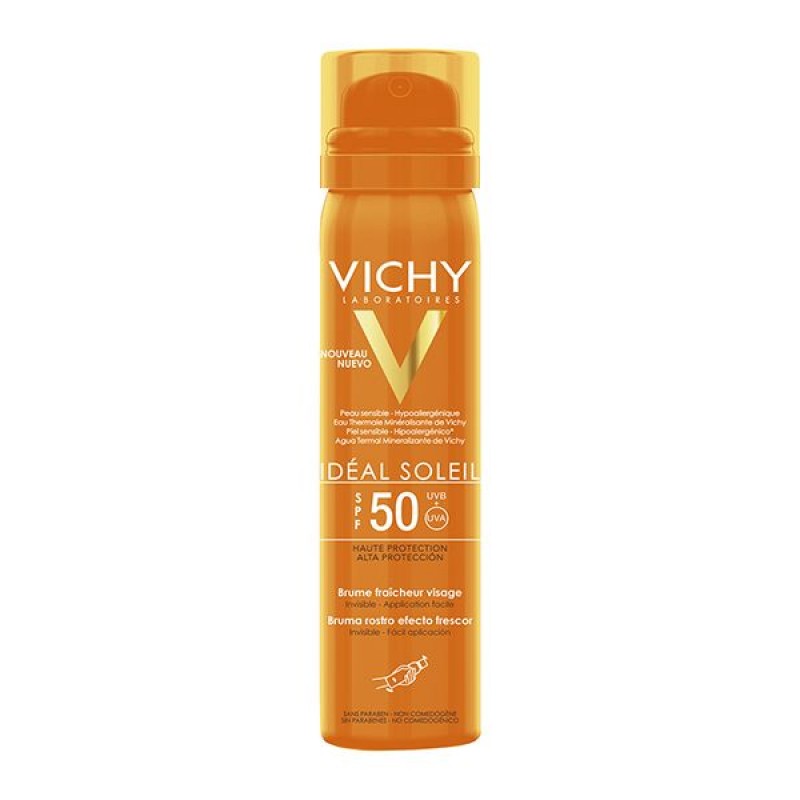 Vichy Ideal Soleil Brume Fraicheur Αντιηλιακό Mist Προσώπου SPF50 75ml