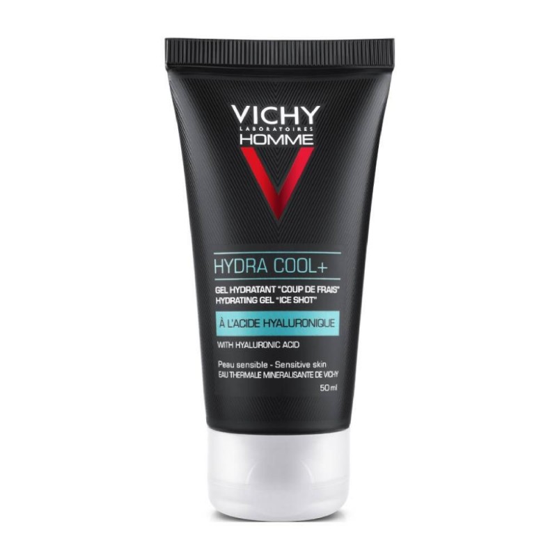 Vichy Homme Hydra Cool+ Ενυδατικό Τζελ για Άμεση Αίσθηση Δροσιάς, 50ml