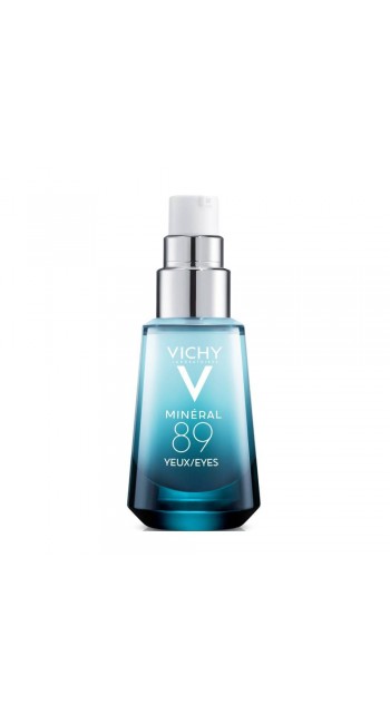 Vichy Mineral 89 Eyes Ενυδατική Κρέμα Ματιών Μειώνει τους Μαύρους Κύκλους & τις Σακούλες για Λαμπερό Βλέμμα, 15ml