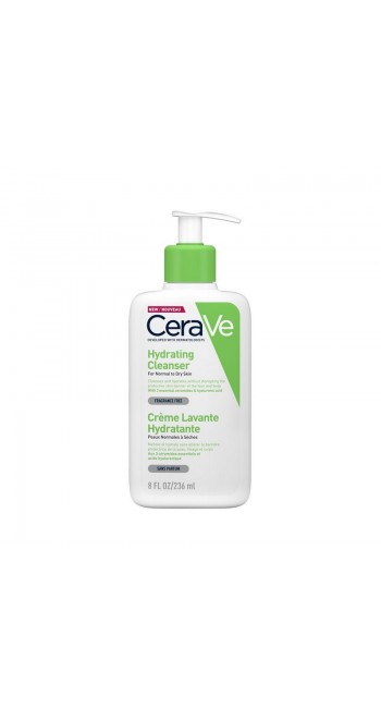 CeraVe Hydrating Cleanser Κρέμα Καθαρισμού για Κανονική - Ξηρή Επιδερμίδα 236ml 