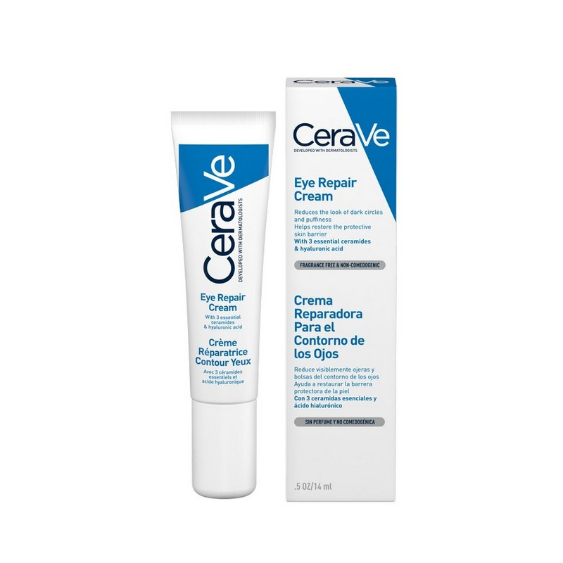 CeraVe Eye Repair Cream Κρέμα Ματιών για Μαύρους Κύκλους & Σακούλες, 14ml