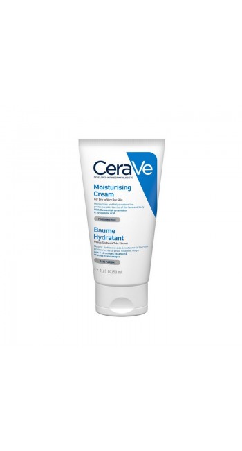 CeraVe Moisturizing Cream Ενυδατική Κρέμα για Ξηρό/Πολύ Ξηρό Δέρμα, 50ml