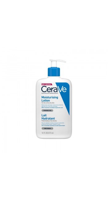 CeraVe Moisturizing Lotion Ενυδατικό Γαλάκτωμα για Ξηρό/Πολύ Ξηρό Δέρμα, 473ml