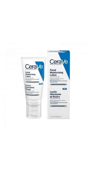 CeraVe Facial Moisturizing Lotion Ενυδατική Κρέμα Προσώπου για Κανονικές/Ξηρές Επιδερμίδες, 52ml