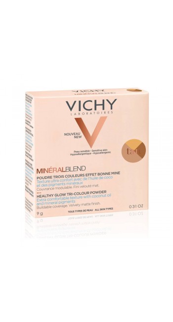 Vichy MineralBlend Healthy Glow-Tri Color Powder Tan, 9g