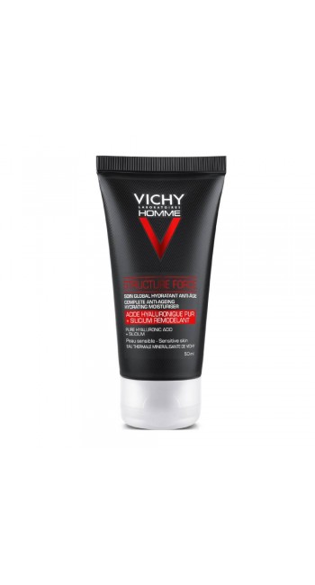 Vichy Homme Structure Force Αντιγηραντική/Συσφικτική για Πρόσωπο/Μάτια, 50ml 