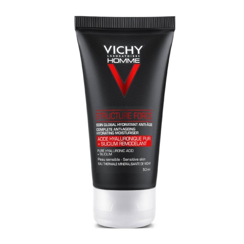 Vichy Homme Structure Force Αντιγηραντική/Συσφικτική για Πρόσωπο/Μάτια, 50ml 