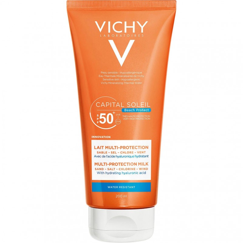 Vichy Capital Soleil Beach Protect SPF50+ Multi-Protection Milk Face & Body 200ml 