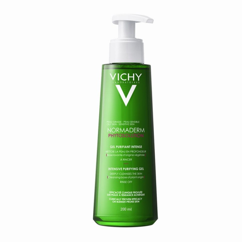 Vichy Normaderm Phytosolution Gel Τζελ Εντατικού Καθαρισμού, 200ml