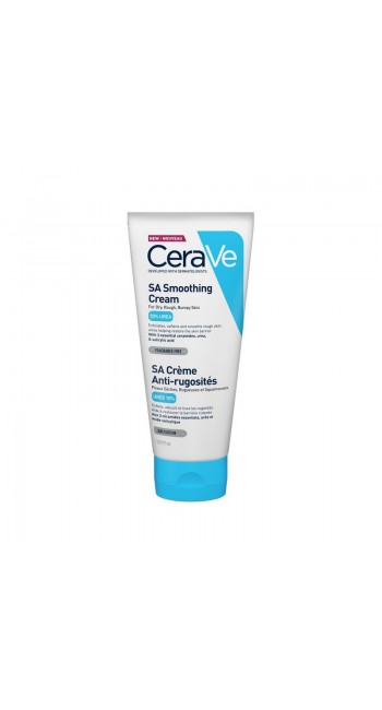 CeraVe SA Smoothing Cream Ενυδατική & Απολεπιστική Κρέμα με 10% Ουρία για Ξηρή Επιδερμίδα, 177ml