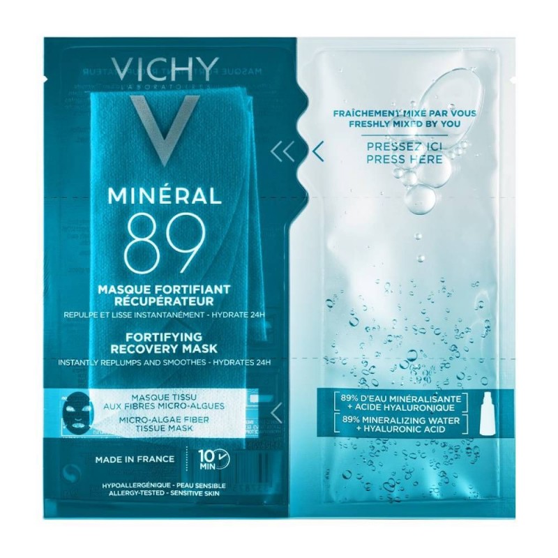 Vichy Mineral 89 Tissue Mask, Μάσκα Ενυδάτωσης 29gr 