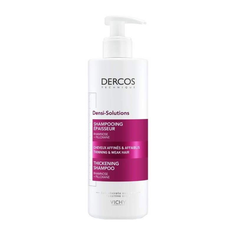 Vichy Dercos Densi-Solutions Thickening Shampoo Σαμπουάν Πύκνωσης για Αδύναμα & Λεπτά Μαλλιά, 400ml