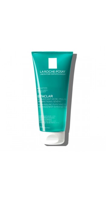 La Roche Posay Effaclar Μιcro-Peeling Purifying Gel Αφρώδες Gel Καθαρισμού Ενάντια σε Σοβαρές Ατέλειες & Έντονα Σημάδια, Κατάλληλο για Πρόσωπο & Σώμα, 200ml 