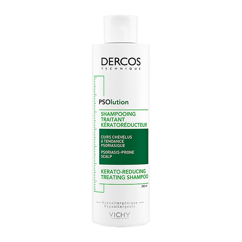 Vichy Dercos PSOlution Shampoo Keratoreducing Treatment Σαμπουάν για Τριχωτό με Τάση Ψωρίασης, 200ml