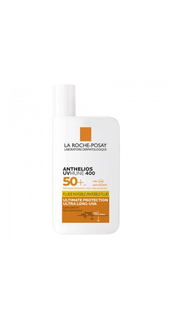 La Roche Posay Anthelios Uvmune 400 Invisible Fluid SPF50+ Αντηλιακό Γαλάκτωμα Προσώπου Χωρίς Άρωμα, 50ml