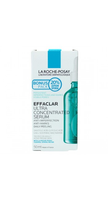 La Roche Posay Effaclar Ultra Concentrated Ορός Προσώπου για Δέρματα με Τάση Ακμής, 50ml