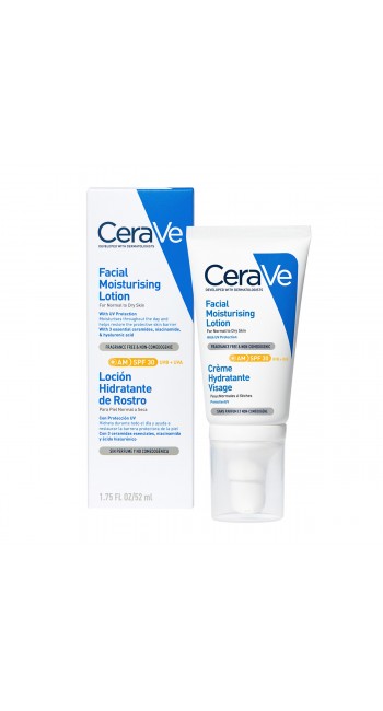 CeraVe AM Facial Moisturizing Lotion Ενυδατική Λοσιόν Προσώπου με SPF30, 52ml