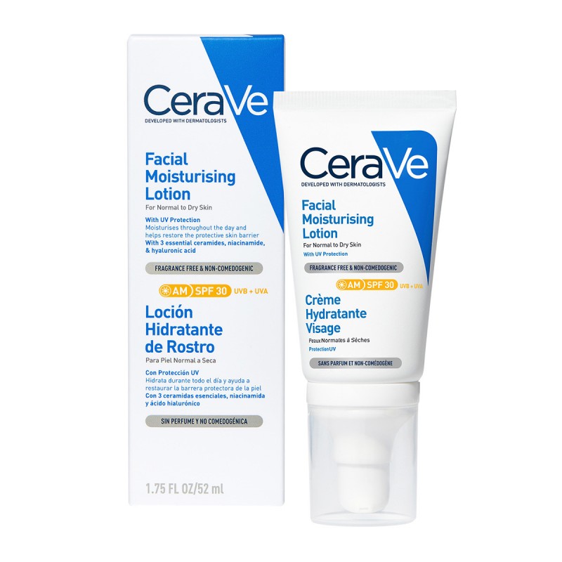 CeraVe AM Facial Moisturizing Lotion Ενυδατική Λοσιόν Προσώπου με SPF30, 52ml