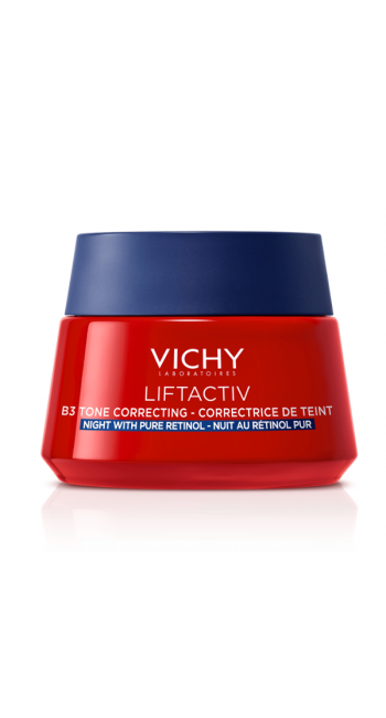 Vichy Liftactiv B3 Τone Correcting Κρέμα Νυκτός με Ρετινόλη & Νιασιναμίδη, 50ml