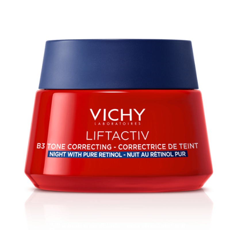 Vichy Liftactiv B3 Τone Correcting Κρέμα Νυκτός με Ρετινόλη & Νιασιναμίδη, 50ml