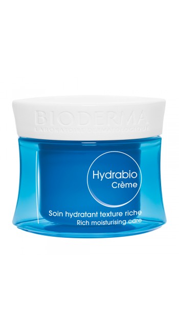 Bioderma Hydrabio Creme Πλούσια Ενυδατική Κρέμα για Αφυδατωμένο Ευαίσθητο Δέρμα, 50ml 