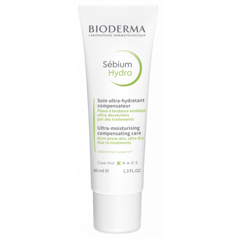 Bioderma Sebium Hydra Εξαιρετικά Ενυδατική Κρέμα για Πολύ Ξηρό με Τάση Ακμής Δέρμα, 40ml