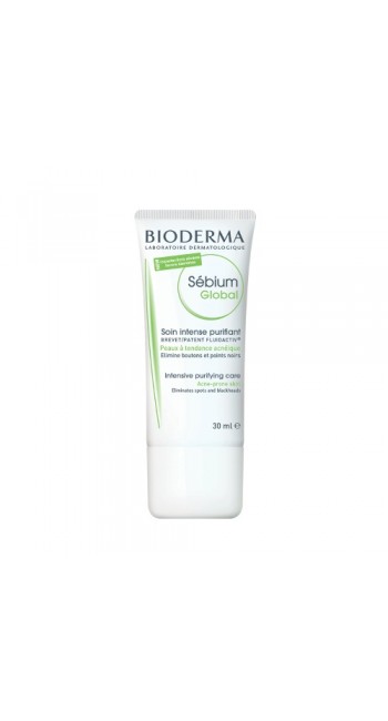 Bioderma Sebium Global Kρέμα για Εντατική Δερματολογικη Θεραπεία για Δέρμα με Ακμή & Σοβαρές Ατέλειες, 30ml