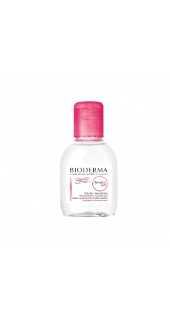 Bioderma Sensibio H2O Νερό Καθαρισμού Micellaire Καταπραϋντικό Αφαιρεί το Μακιγιάζ & Απαλάσσει από Ρύπους, Κατάλληλο για Πρόσωπο,Μάτια & Χείλη για Ευαίσθητο Δέρμα, 100ml 