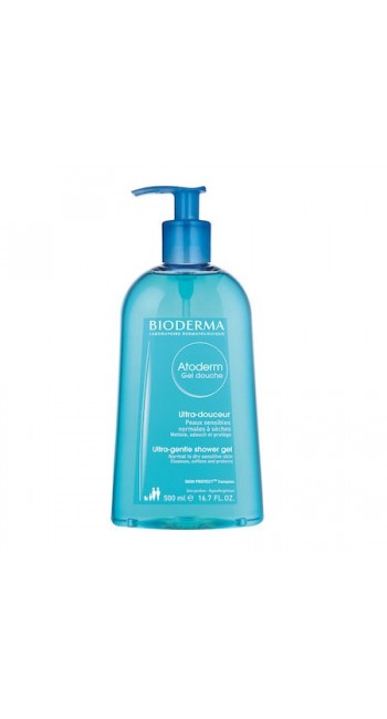 Bioderma Atoderm Gel Douche Εξαιρετικά Απαλό Αφρόλουτρο Χωρίς Σαπούνι για το Ευαίσθητο Δέρμα, 500ml 