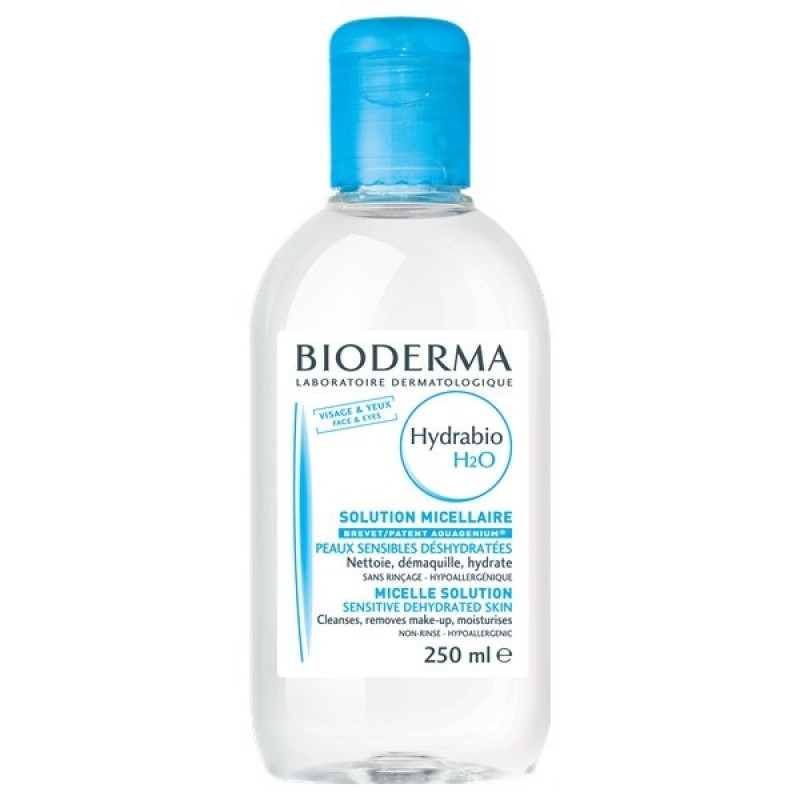 Bioderma Hydrabio H2O Ενυδατικό Νερό Καθαρισμού & Ντεμακιγιάζ Micellaire για Αφυδατωμένο Ευαίσθητο Δέρμα, 250ml