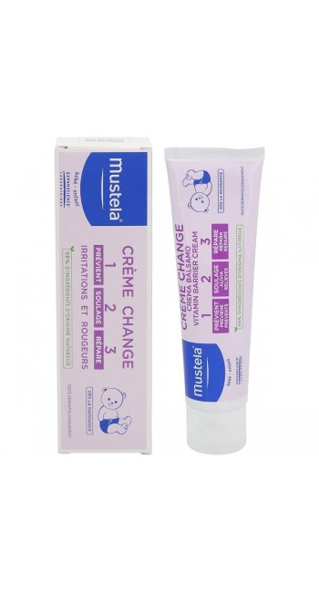 Mustela Bebe Vitamin Barrier Creme 1-2-3 Καθημερινή Κρέμα για την Αλλαγή της Πάνας, 100ml