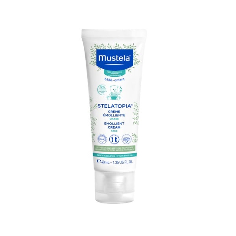 Mustela Stelatopia Emollient Face Cream Μαλακτική Κρέμα Προσώπου, 40ml