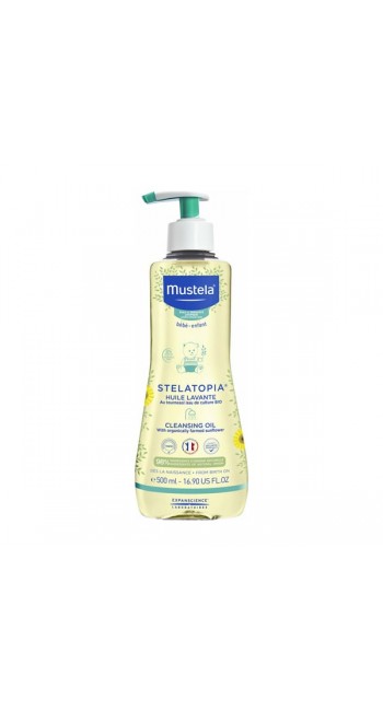 Mustela Bebe Stelatopia Λάδι Καθαρισμού, 500ml