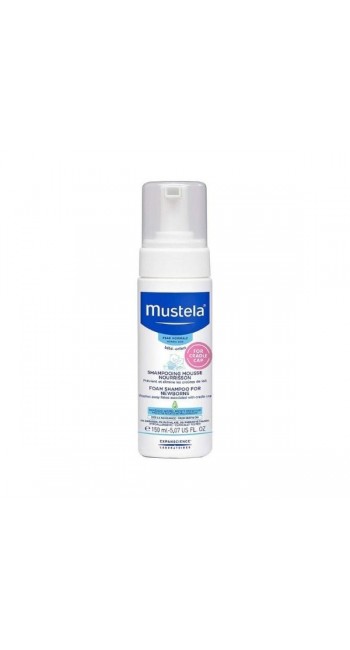 Mustela Foam Shampoo for Newborns Σαμπουάν σε Μορφή Αφρού για τη Νινίδα για Νεογέννητα & για Κανονικό Δέρμα, 150ml