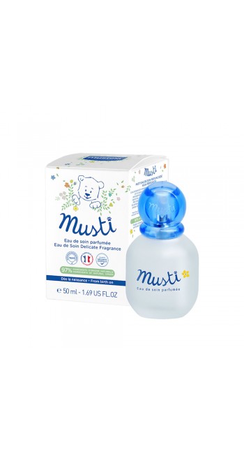 Mustela Musti Eau De Soin Delicate Fragrance Διακριτικό Άρωμα για Βρέφη και Παιδιά, 50ml