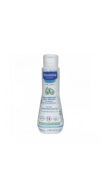 Mustela Bebe Νερό Καθαρισμού Χωρίς Ξέβγαλμα Για Πρόσωπο & Περιοχή Πάνας Για Κανονικό Δέρμα, 100ml