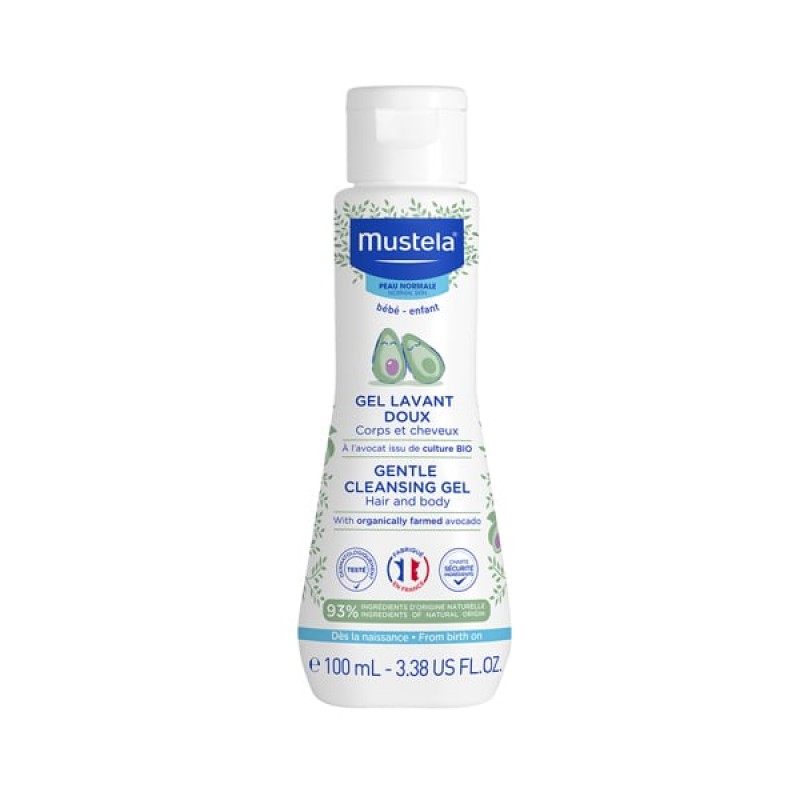 Mustela Bebe Gentle Cleansing Gel Απαλό Αφροντούς για Σώμα & Μαλλιά, 100ml