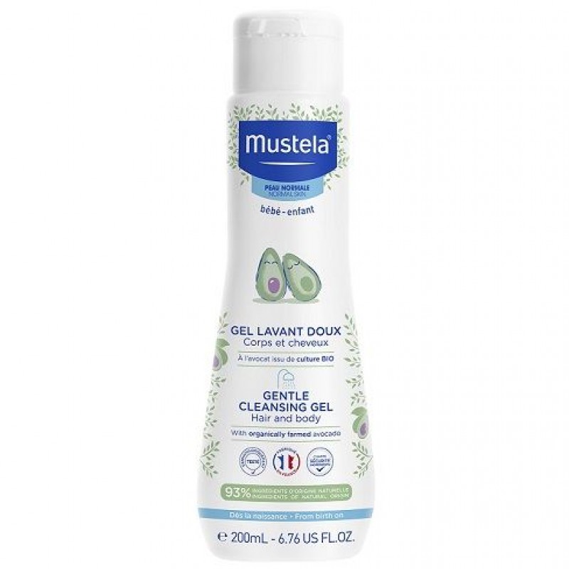 Mustela Απαλό Αφροντούς για Σώμα & Μαλλιά, 200ml 