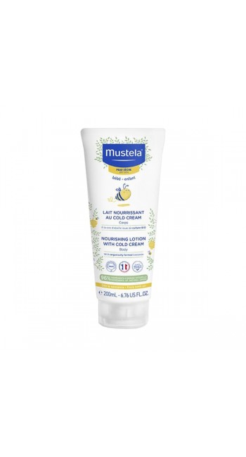 Mustela Nourishing Lotion & Cold Cream Κρέμα Ενυδάτωσης Σώματος, 200ml