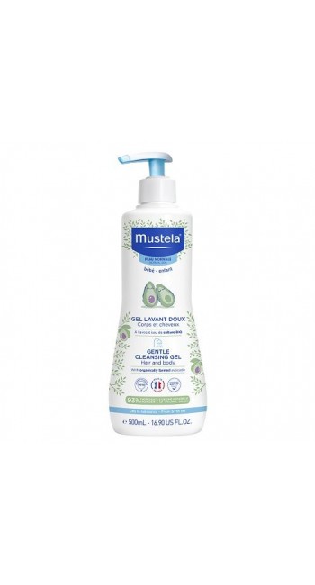 Mustela Απαλό αφροντούς για σώμα & μαλλιά,  500ml 