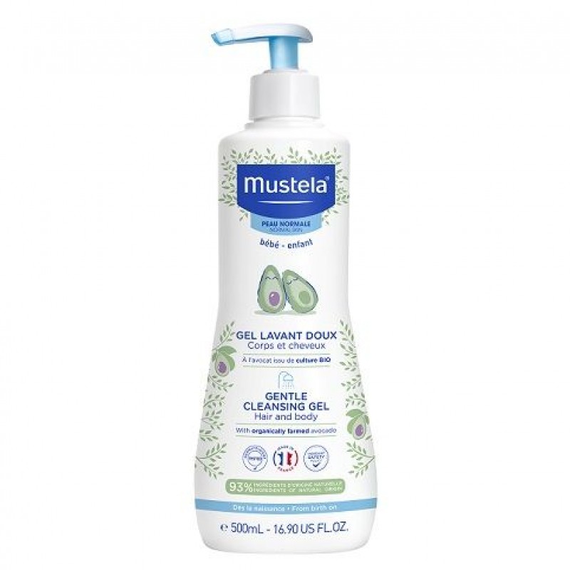 Mustela Απαλό αφροντούς για σώμα & μαλλιά,  500ml 