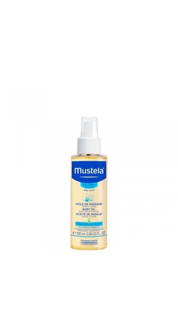 Mustela Baby Oil Λάδι για Μασάζ, 100ml