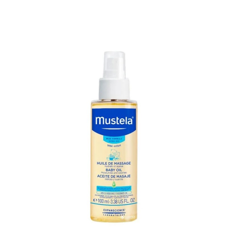 Mustela Baby Oil Λάδι για Μασάζ, 100ml