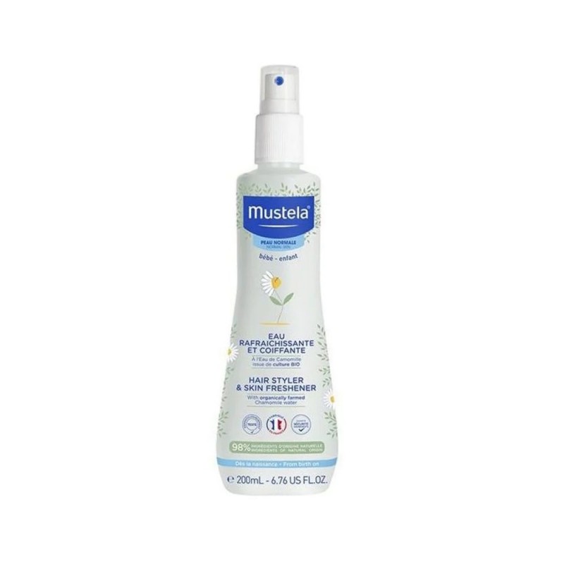 Mustela Hair Styler & Skin Freshener Δροσιστικό Νερό με Χαμομήλι για Βρέφη, 200ml