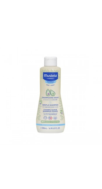 Mustela Shampooing Doux Απαλό Σαμπουάν Καθημερινής Χρήσης για Βρέφη από τη Γέννηση & Παιδιά, 500ml