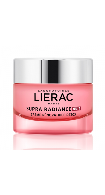 Lierac Supra Radiance Night Creme, Κρέμα Νύχτας Για Αποτοξίνωση & Ανανέωση, 50ml