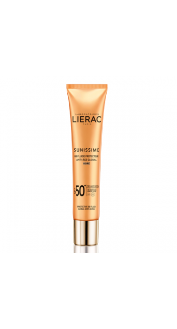 Lierac Sunissime BB Fluide Protecteur Anti-Age Global Λεπτόρρευστη Αντηλιακή & Αντιγηραντική Κρέμα με Χρώμα Dore SPF50+, 40ml